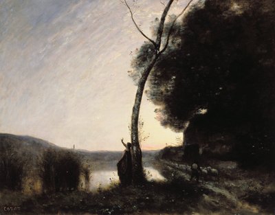Iltatähti, 1864 tekijältä Jean Baptiste Camille Corot